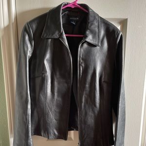 Ann Taylor leather jacket